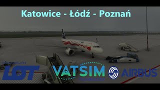 Polski IFR (1) - TCA Quadrant Airbus Edition - A320 NEO - 🌍Katowice - Łódź - Poznań | VATSIM