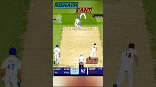 PANT ❤️  VS NEWZEALAND| INDIA VS NEWZEALAND TEST • REAL CRICKET SWIPE #cricket #shorts