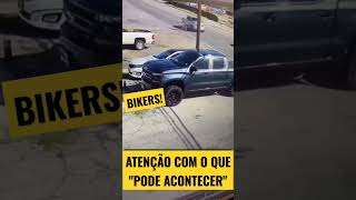 ATENÇÃO! Não depende só de respeitar as regras... Cuidado com os loucos #acidente #bike #caution