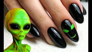 ALIEN MANICURE DESIGN / ДИЗАЙН НОГТЕЙ ИНОПЛАНЕТЯНИН