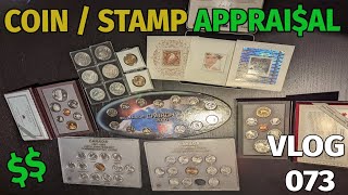 I Found My Old Coin & Stamp Collection... I GOT IT APPRAISED | VLOG 073