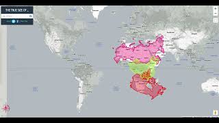 Real country sizes!