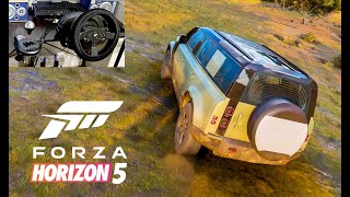 LAND  ROVER DEFENDER 110 X　OFFROAD DRIVE   Forza Horizon5 Thrustmaster Steering Wheel