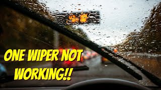 One Wiper Not Working? Here is How to Fix It