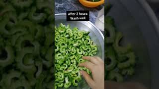 #shorts #foodworld #how to store bitter ground | kareely store karny ka asan tarika #youtubeshorts