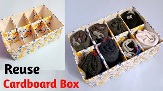 SOCKS Organizer with Cardboard Box#youtubeshorts