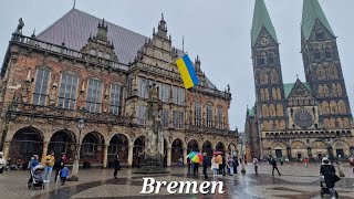 4K Bremen, Germany Walking Tour