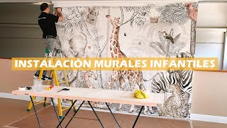 Instalación Murales Infantiles - Papel Pintado