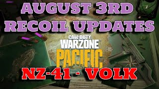 Warzone August 3rd Long Range Recoil Meta Update