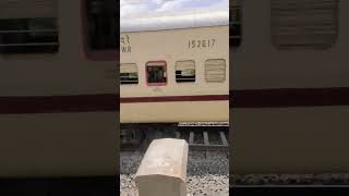 Balurghat express High speed train #crossing #shorts