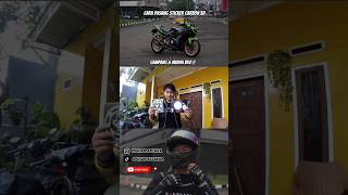 Full on YouTube : muhamad zaka 😁 #shorts #ninjarr #2stroke #2tak #sticker #carbon #carapasangstiker