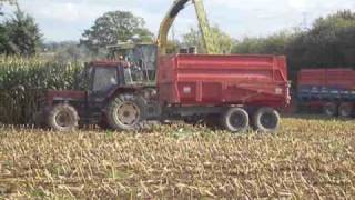 Ensilage maïs 2010 KRONE BIG X 650 + EASY COLLECT 753