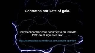 Contratos    por Kate of Gaia