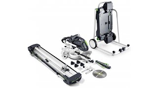 Обзор Festool UG-KA-KS 60 Set на русском. Торцовочный мобильный пост.