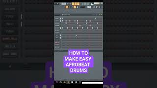 HOW TO MAKE AFROBEAT DRUMS IN FL 20 #afrobeats #afropop #drums #flstudio #producer #beats #howto