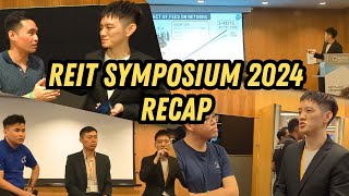 My first time speaking at an investing event + Why do Singaporeans invest in REITs?