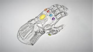 How to Draw Infinity Gauntlet | The Avengers