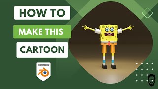 3D cartoon character modeling  I  character modeling in blender -mds design