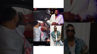 DJ Khaled in his multi million car vibing Mayorkun’s song🙆‍♂️ watch and subscribe🙏