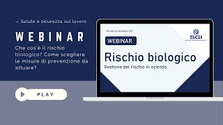 La gestione del rischio biologico in azienda