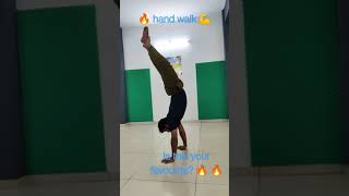 🔥 🔥do you want to learn hand 💪 walk 🔥 🔥#shorts #yoga #youtube #funny #handmade #fun