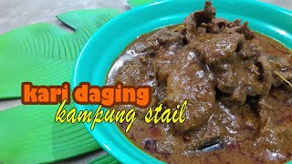 kari daging kampung style