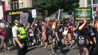 National Animal Rights March London 6 August 2022