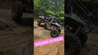 BOGGERS VS ROCKS #goforbroke #toyotacrawler #windrock #offroading #trail22