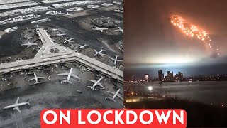 🚨NY Airport SHUTS DOWN After MYSTERY DRONES Appear🛸