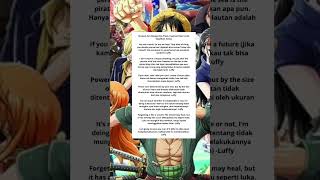 Kutipan dari Manga One Piece, Inspiratif dan Cocok Dijadikan Status