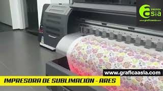 ¡Impresoras de Sublimación ARES de 1.6m y 1.8m, para tus proyectos textiles y publicitarios