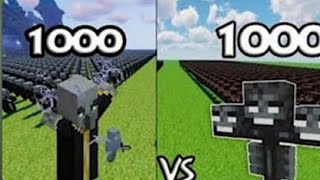 70 Evokers Vs 5 Wither In Minecraft |