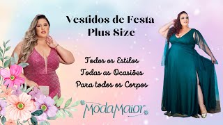 Encontre o Vestido de Festa Perfeito para o Seu Tamanho na Moda Maior!