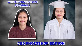 WHITE TOGA TUTORIAL ( FREE ATTIRE ) | PHOTOSHOP CS5 TUTORIAL |