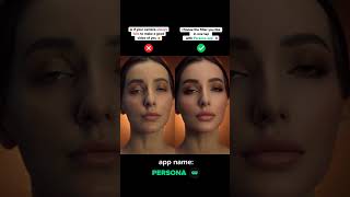 Persona app 😍 Best photo/video editor 😍 #style #makeuplover #cosmetics #model