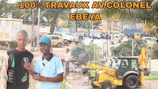 100% TRAVAUX AVENUE COLONEL EBEYA MERCI PRESIDENT FATSHI