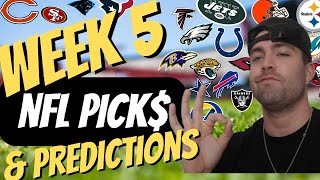 NFL PICKS AND PREDICTIONS WEEK 5 2022 !