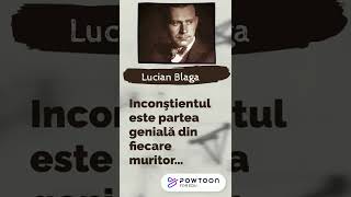 Lucian Blaga inconstient geniu #shorts