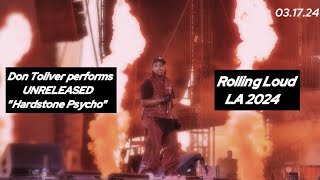 Don Toliver UNRELEASED SONG "Tore Up" [Live from Rolling Loud 2024] @dontolivermusic