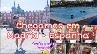 Chegamos em Madrid 🙏🇪🇦 conhecendo a Espanha/ fomos na Piscina Pública. VLOG