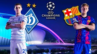 Dynamo Kyiv vs Barcelona ● Champions League - Olimpiysky | eFootball 2022 Prediction