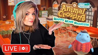 🔴 LIVE | HET CAFÉ MAKEN! Animal Crossing Happy Home Paradise