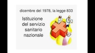 L.833 del 78 COSTITUITO IL SISTEMA SANITARIO NAZIONALE (SSN). CORSO OSS. Futuri OSS))))