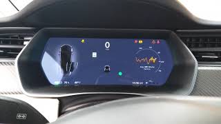 Legacy 2015-2020 Tesla Model X Startup Display and Seatbelt Chime #shorts #cars