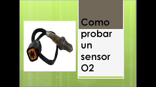 sensor de oxigeno prubras