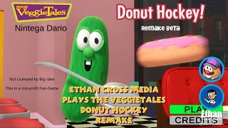 Ethan Cross Media Plays the VeggieTales Donut Hockey Remake