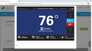 Dealer Remote Configuration in Nexia Diagnostics