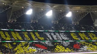 تيفو الاتحاد من المدرج #UntilTheEnd ملعب الجوهرة