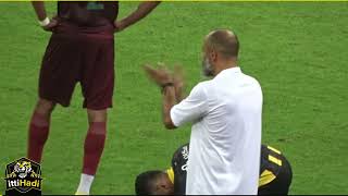 لحظة تبديل العبود وعدم الرضا بالتغيير وردة فعل مدرب الاتحاد نونو سانتو 🤐👏