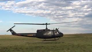 UH-1H del Ejército Argentino en Slow Motion